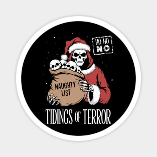 Tidings of Terror Naughty List Design Magnet